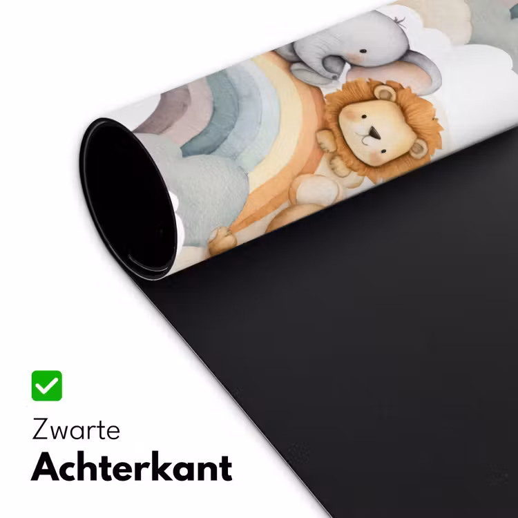 Safari - Regenboog - Kleurrijk Muismat XXL klein 681 -sfeer2