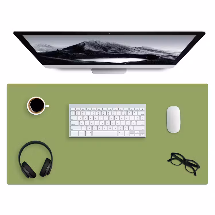 Sage - Green - Groen Muismat XXL klein 681 -3d