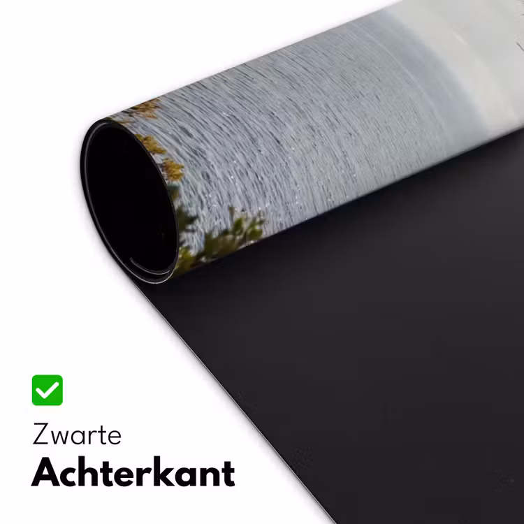 Desk Mat - Sailboat - trees - water - Zeilboot - bomen - water Muismat XXL klein