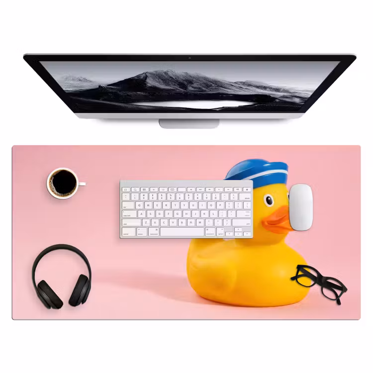 Matroos - Eend - Roze Muismat XXL klein -3d