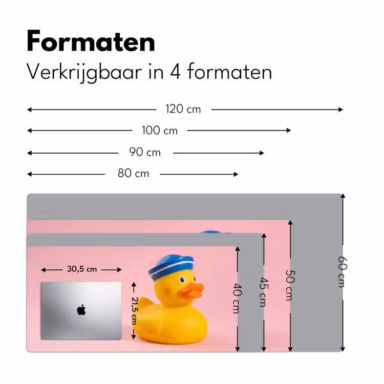 Matroos - Eend - Roze Muismat XXL klein -sfeer5