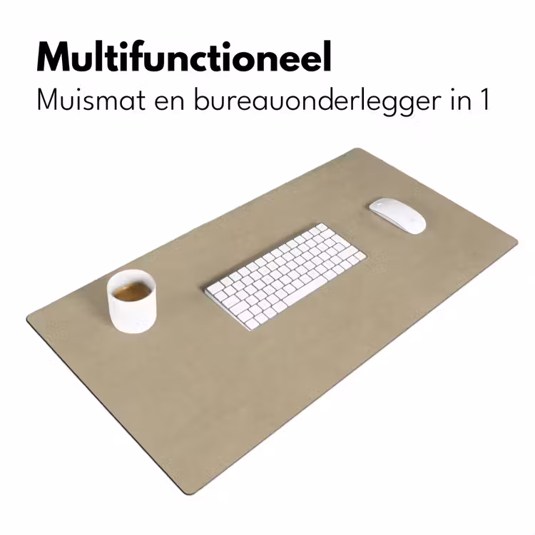 Zandkleur - Korrelige structuur - Beton Muismat XXL klein 681 -sfeer4