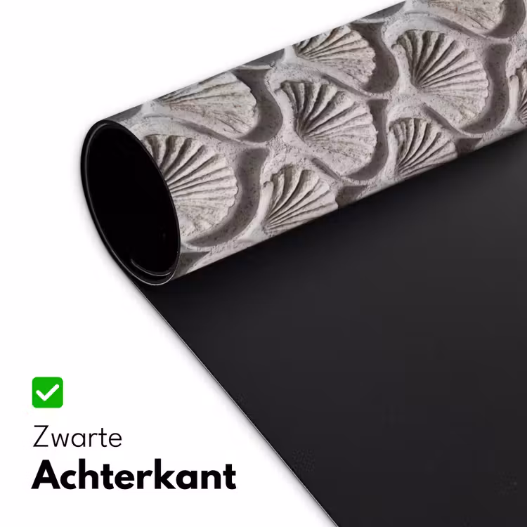 Zand - Schelpenvorm - Grijs Muismat XXL klein 681 -sfeer2