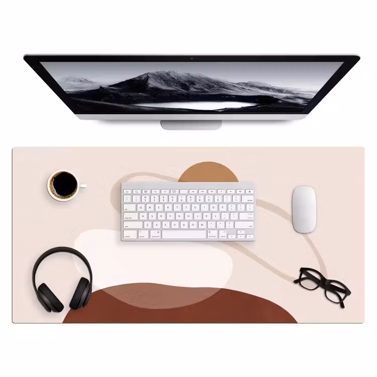 Desk Mat - Shapes - Organic - Art - Vormen - Organisch - Kunst Muismat XXL klein