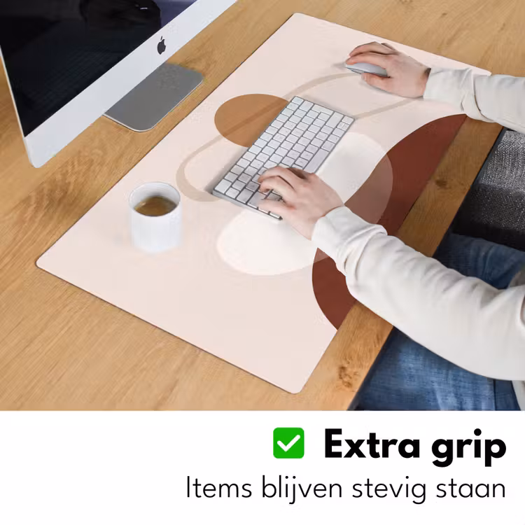 Desk Mat - Shapes - Organic - Art - Vormen - Organisch - Kunst Muismat XXL klein
