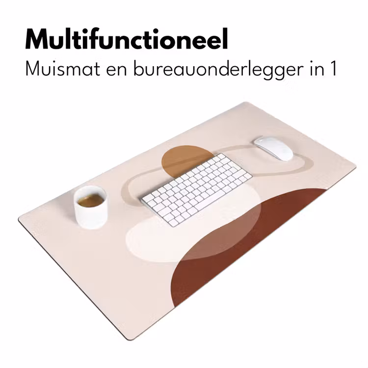 Desk Mat - Shapes - Organic - Art - Vormen - Organisch - Kunst Muismat XXL klein
