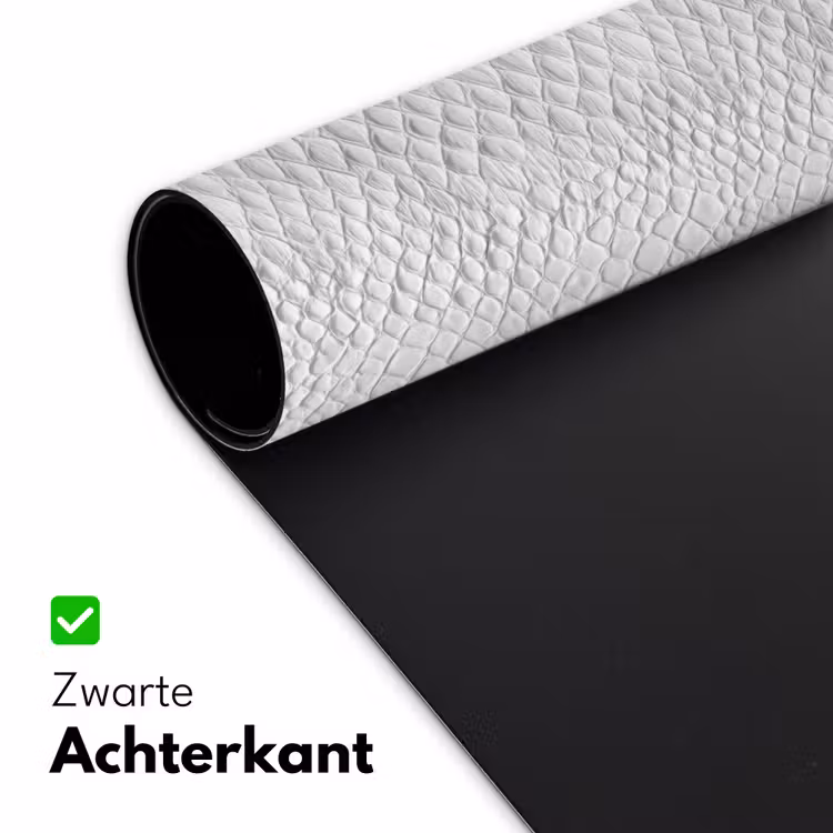 Slang - Patroon - Wit Muismat XXL klein 681 -sfeer2