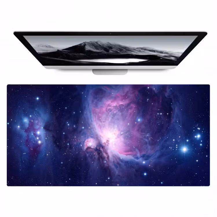 Ruimte - Sterren - Kleurrijk Muismat XXL klein -zzz3d