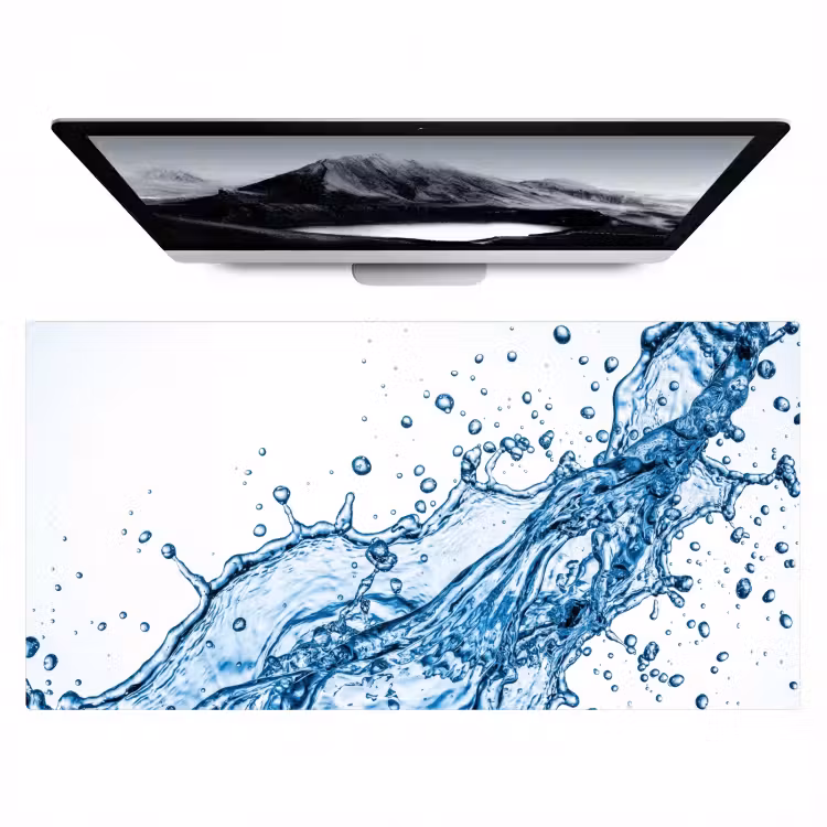 Spash - Water - Blauw Muismat XXL klein -zzz3d