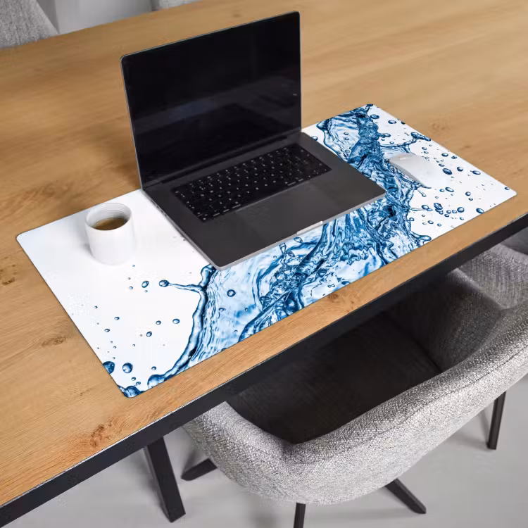 Spash - Water - Blauw Muismat XXL klein -sfeer1