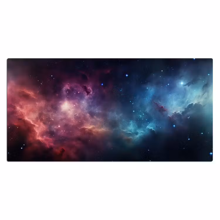 sterrenhemel-neon-ruimte-gaming Muismat XXL klein -3d_leeg