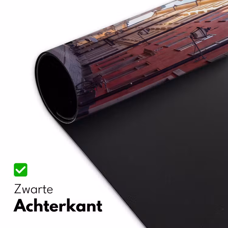 Straat - Klokkentoren - Stad - Architectuur - Historisch Muismat XXL klein -sfeer2