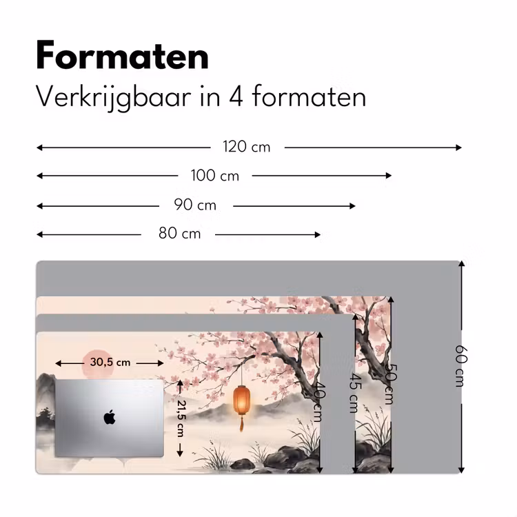Zon - Japans - Traditioneel Muismat XXL klein -sfeer5