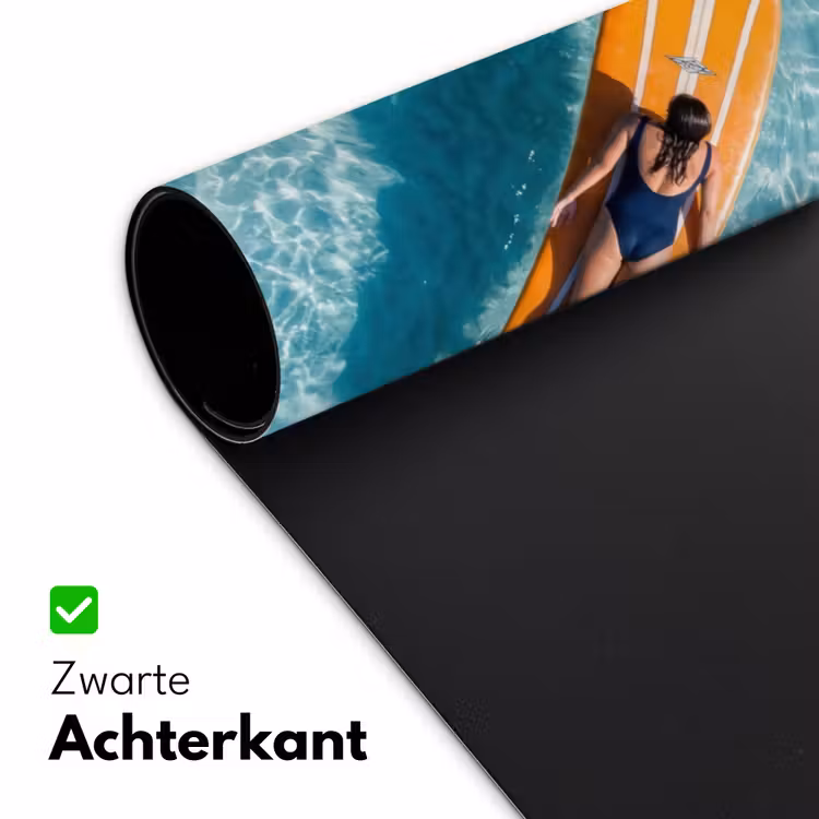 Surfboard - Water - Badpak - Oranje Muismat XXL klein -sfeer2