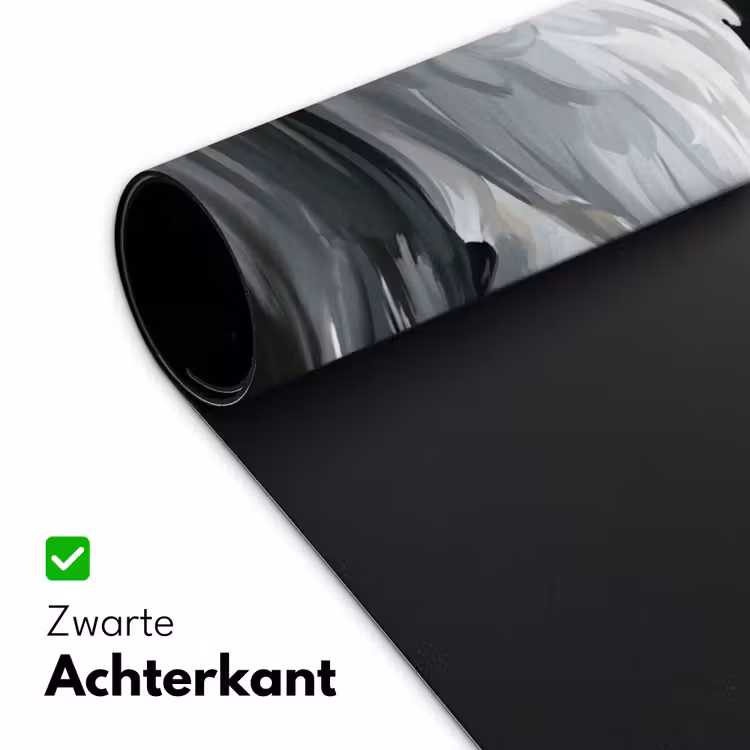Zwaan - Water - Natuur - Realistisch - Wit Muismat XXL klein -sfeer2