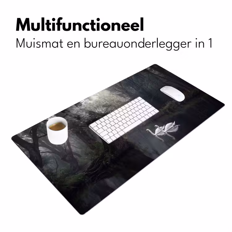Zwanen - Rivier - Bos Muismat XXL klein -sfeer4