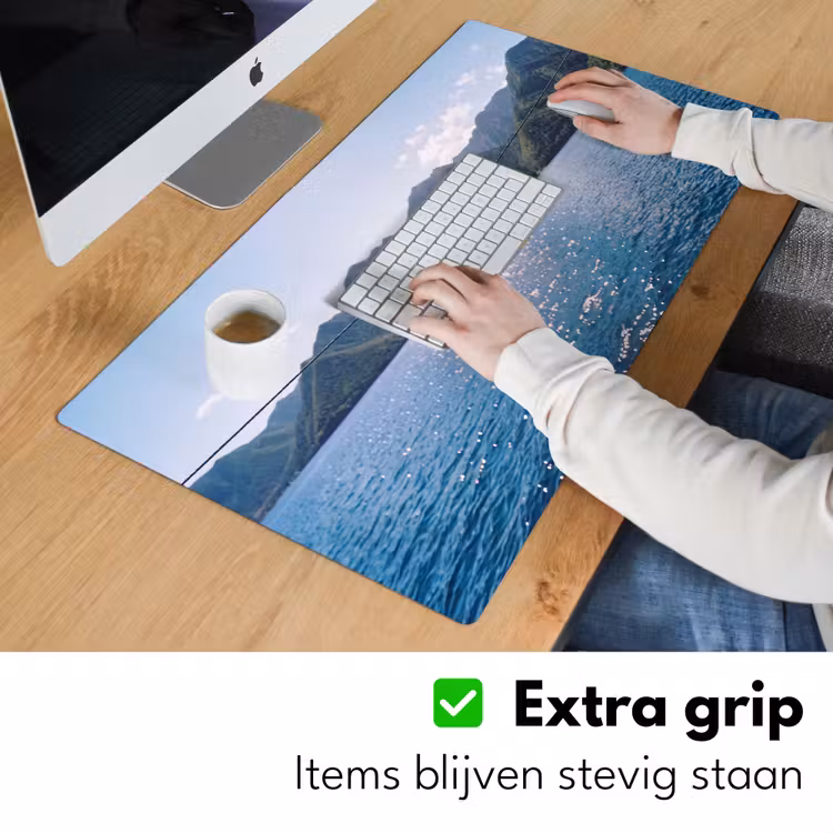 Badmode - Bikini - Zee - Bergen - Geel Muismat XXL klein -sfeer3