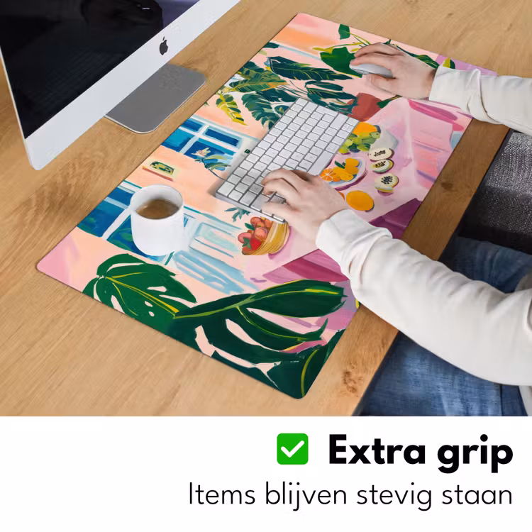 Tafel - Wijn - Fruit Muismat XXL klein -sfeer3