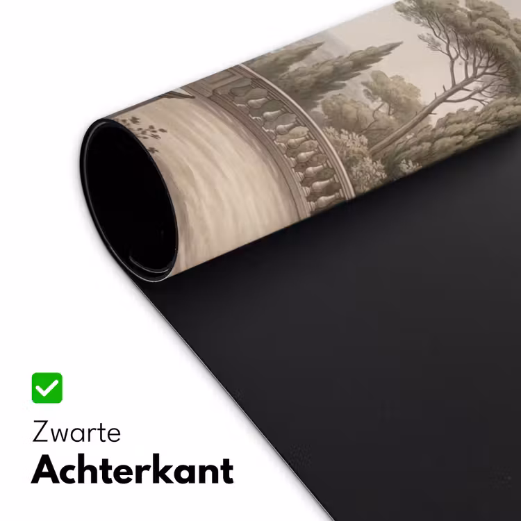 Terras - Stad - Uitzicht - Rivier Muismat XXL klein -sfeer2