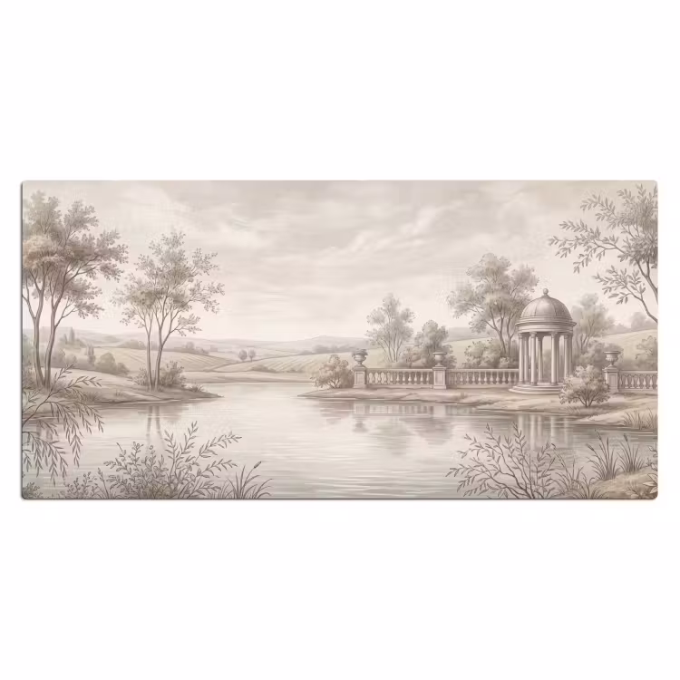 Terras - Water - Natuur - Landschap Muismat XXL klein -3d_leeg