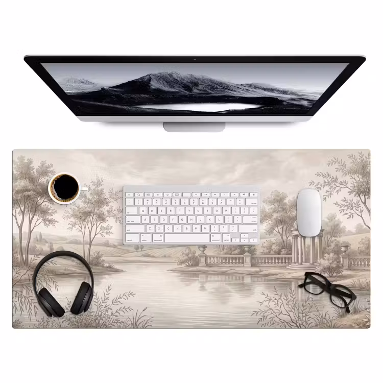 Terras - Water - Natuur - Landschap Muismat XXL klein -3d