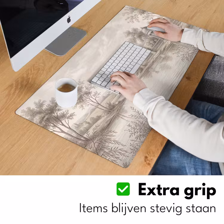 Terras - Water - Natuur - Landschap Muismat XXL klein -sfeer3