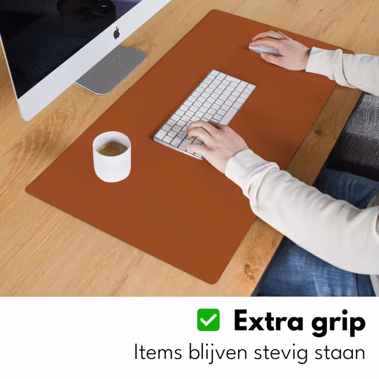 Terracotta - Bruin - Palet - Effen - Kleuren - Kleur Muismat XXL klein -sfeer3