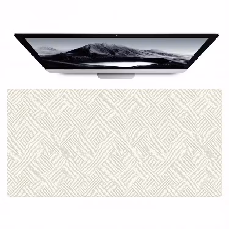 Textuur - Abstract - Beige Muismat XXL klein 681 -zzz3d