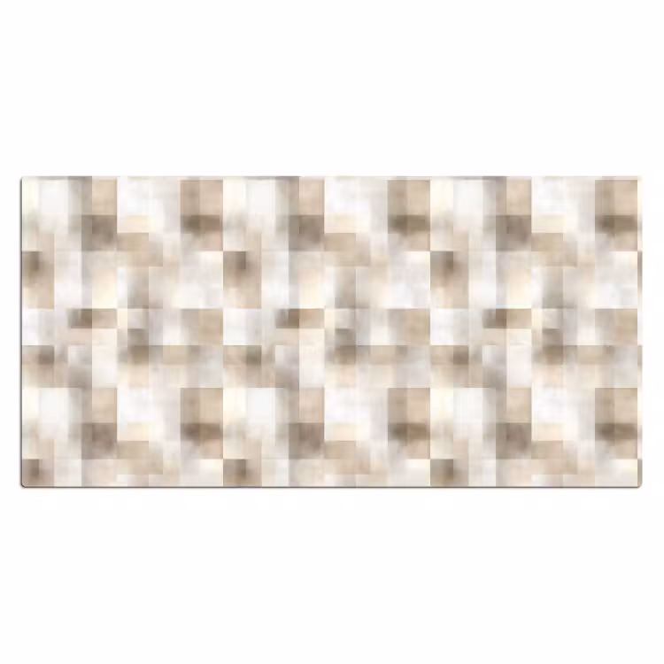 Textuur - Linnen - Beige Muismat XXL klein 681 -3d_leeg