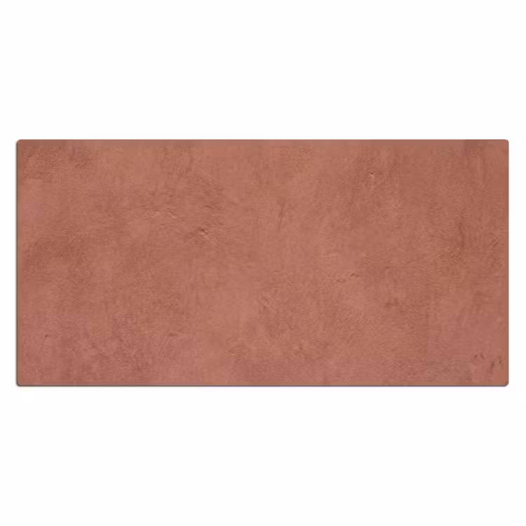 Textuur - Roodbruin - Grof - Modern Muismat XXL klein -3d_leeg