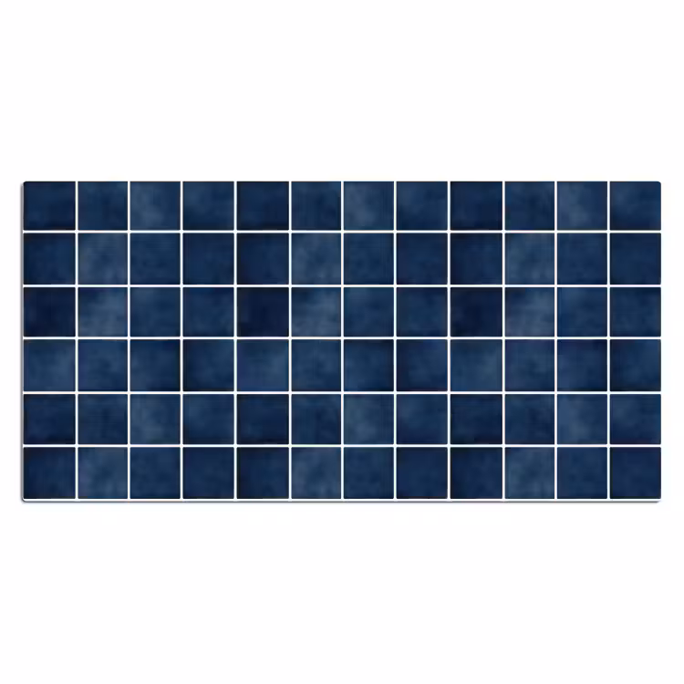 Tegel - Modern - Blauw Muismat XXL klein 681 -3d_leeg