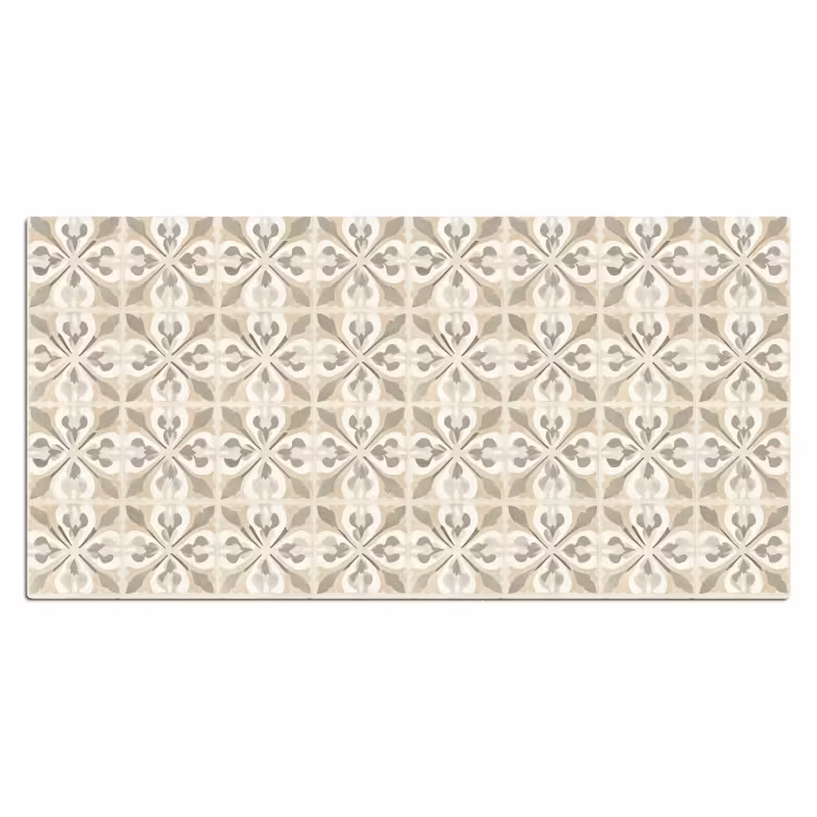 Tegel - Motief - Beige Muismat XXL klein 681 -3d_leeg