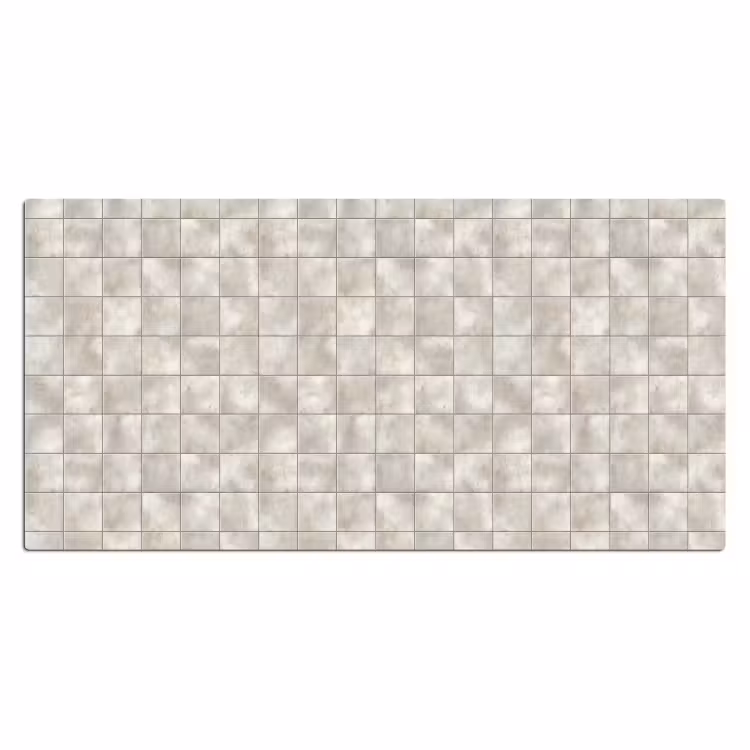 Tegels - Natuurlijk - Grijs Muismat XXL klein 681 -3d_leeg