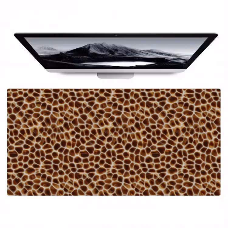 Schildpad - Patroon - Bruin Muismat XXL klein 681 -zzz3d