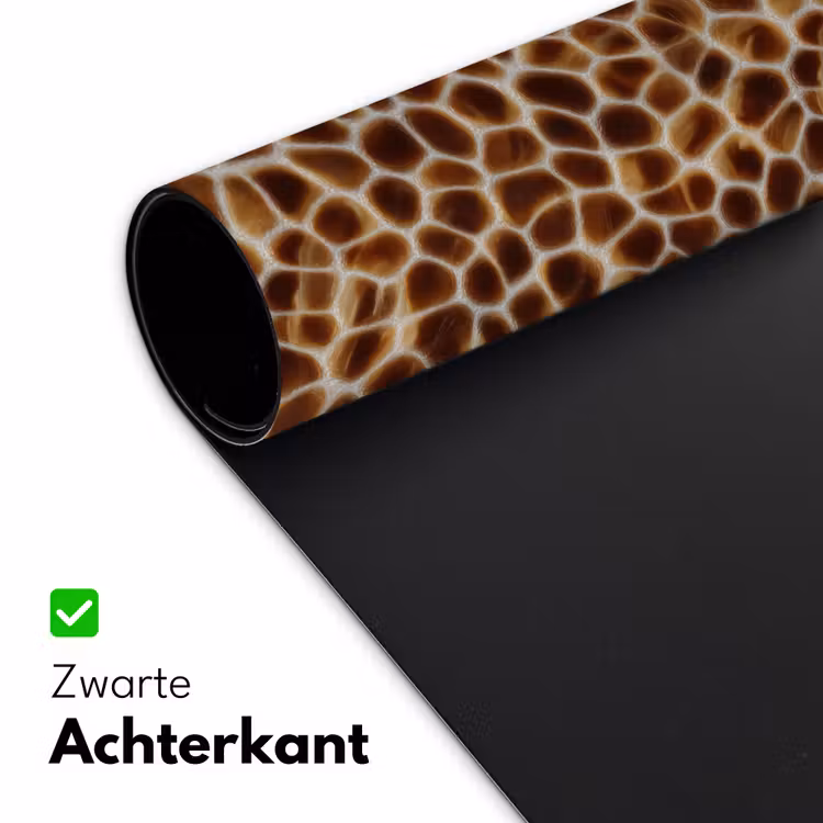 Schildpad - Patroon - Bruin Muismat XXL klein 681 -sfeer2