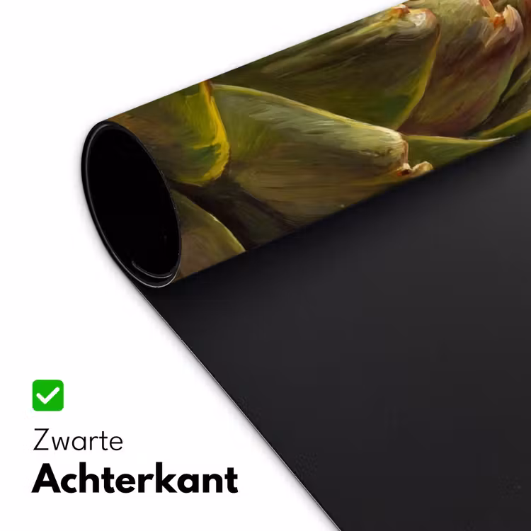 Desk Mat - Vegetable - Artichoke - Green - Groente - Artisjok - Groen Muismat XXL klein