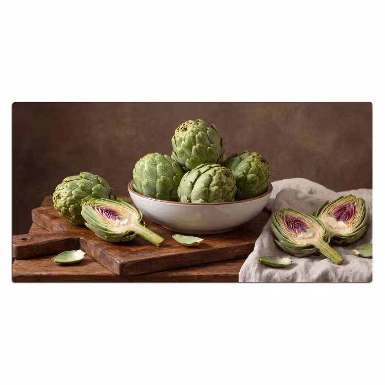 Desk Mat - Vegetables - Artichoke - Kitchen - Groenten - Artisjok - Keuken Muismat XXL klein