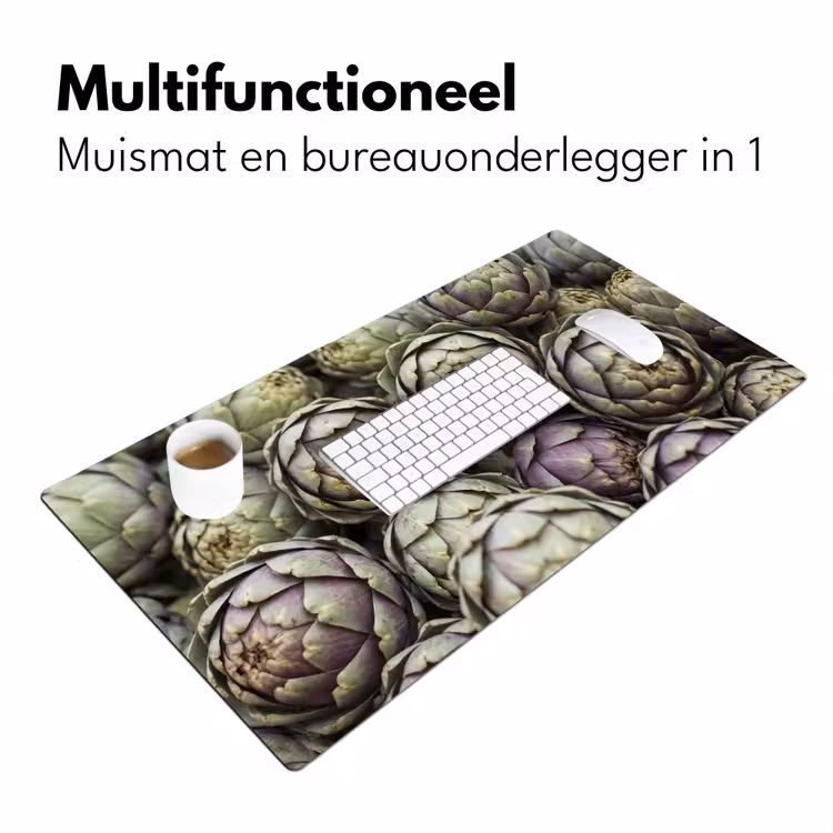 Desk Mat - Vegetables - Fresh - Food - Groenten - Vers - Eten Muismat XXL klein