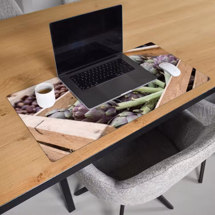 Desk Mat - Vegetables - Market - Fresh - Groenten - Markt - Vers Muismat XXL klein