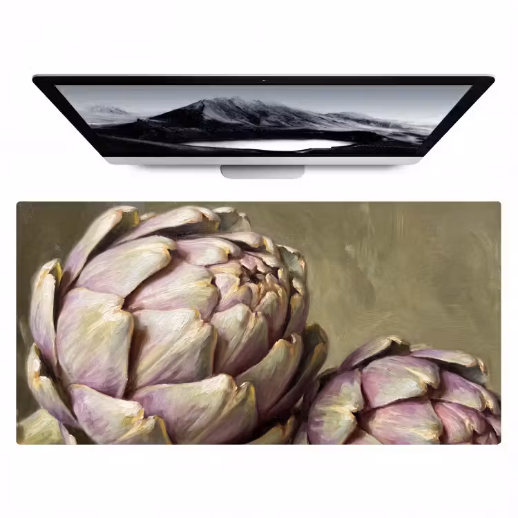 Desk Mat - Vegetables - Still Life - Painting - Groente - Stilleven - Schilderij Muismat XXL klein