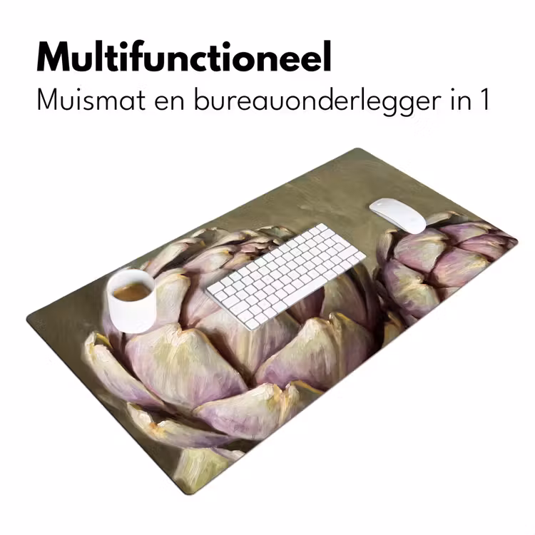 Desk Mat - Vegetables - Still Life - Painting - Groente - Stilleven - Schilderij Muismat XXL klein