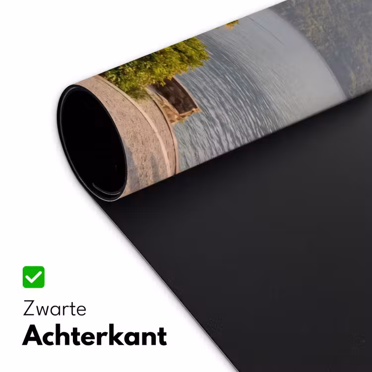 Desk Mat - Villa - Water - Stairs - Villa - water -trappen Muismat XXL klein