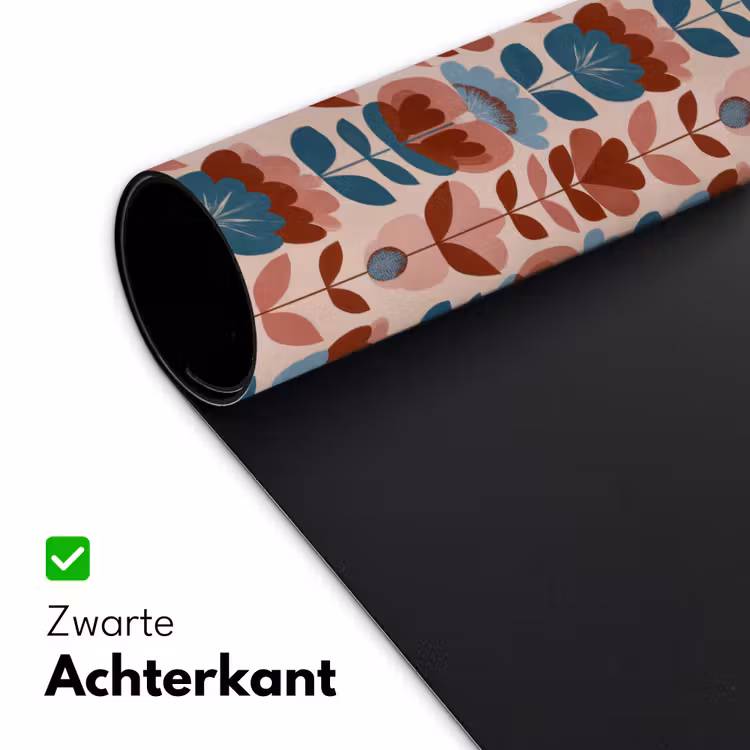 Vintage - Motief - Kleurrijk Muismat XXL klein 681 -sfeer2