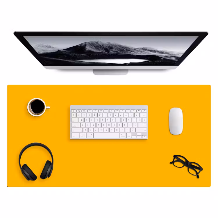 Vivid - Amber - Geel Muismat XXL klein 681 -3d