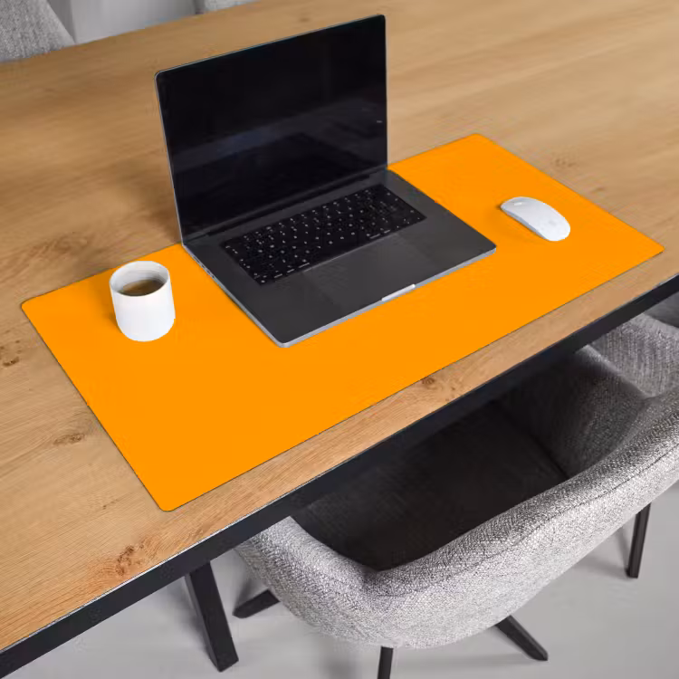 Warm - Ochre - Oranje Muismat XXL klein 681 -sfeer1
