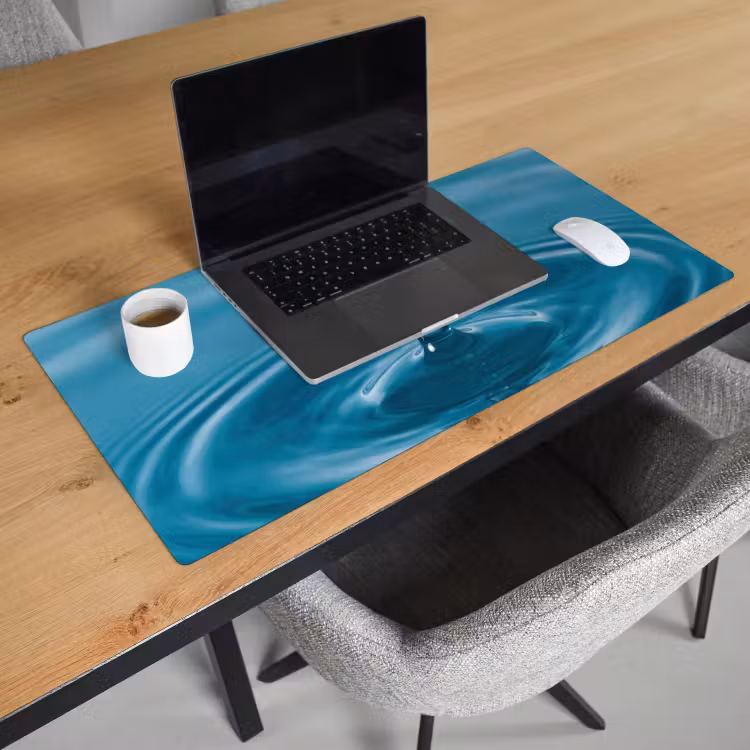 Waterdruppel - Water - Oppervlakte Muismat XXL klein -sfeer1