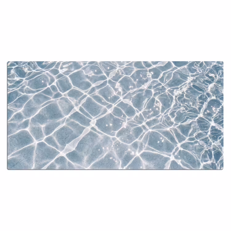 Water - Reflectie - Zonlicht Muismat XXL klein -3d_leeg
