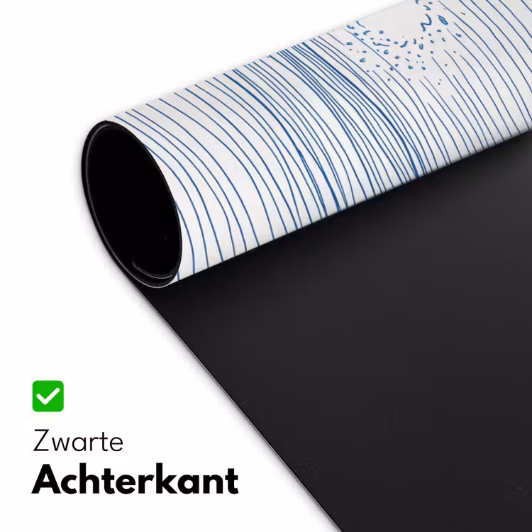 Golf - Brekende - Natuur - Minimalistisch - Blauw Muismat XXL klein -sfeer2