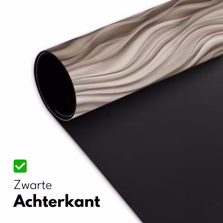 Golven - 3D - Crème Muismat XXL klein 681 -sfeer2
