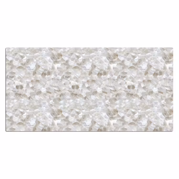 Wit - Penseelstreken - Reliëfeffect Muismat XXL klein 681 -3d_leeg
